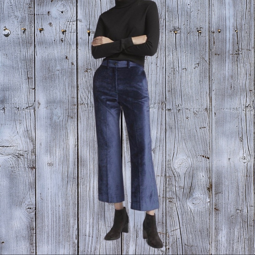rag & bone crop velvet trouser. Size 12. NWT - Picture 8 of 10